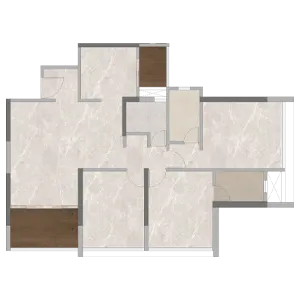 3 BHK Floor Plan